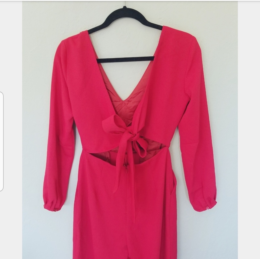 Aritzia Wilfred Red Jumpsuit Size 4 - Picture 4 of 5